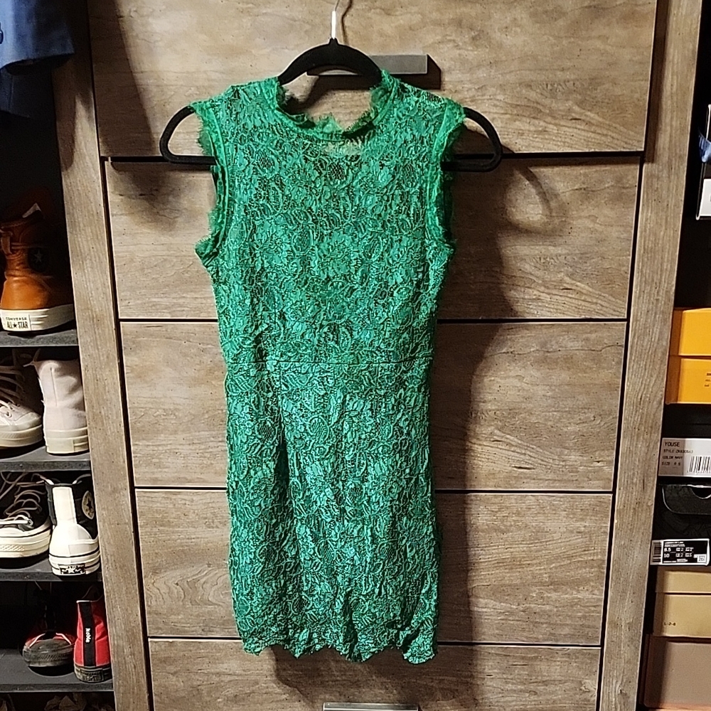 Emerald Green Sheath Mini Dress for Cocktail Events